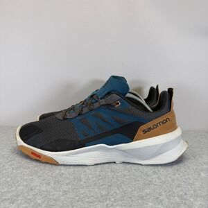 Salomon Patrol Mens Shoes Size 8 Blue Grey Trail Hiking Running Sneakers 415832